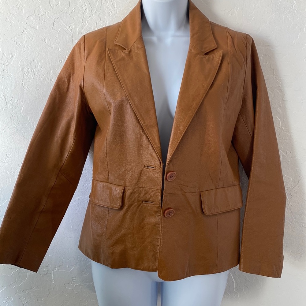 Bagatelle leather brown jacket
